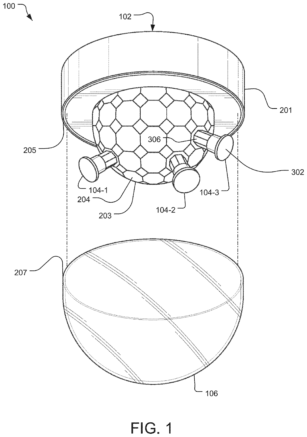 Security camera system with multi-directional mount and method of operation