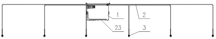 Multifunctional fire extinguishing system for bus