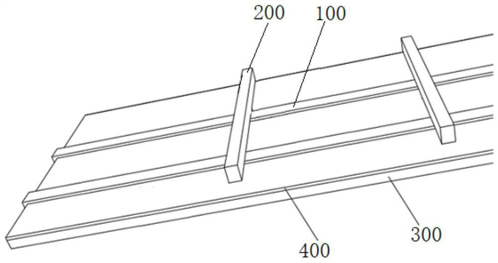 Connecting structure of roof battens and counter battens and construction method thereof