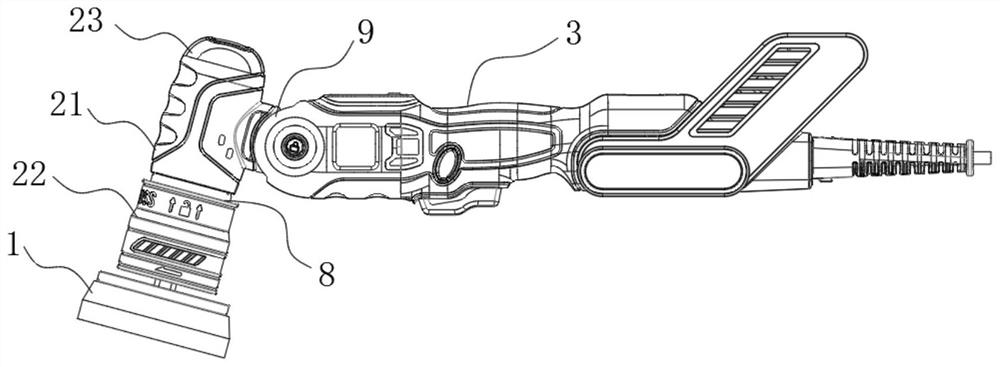 Angle-adjustable electric tool