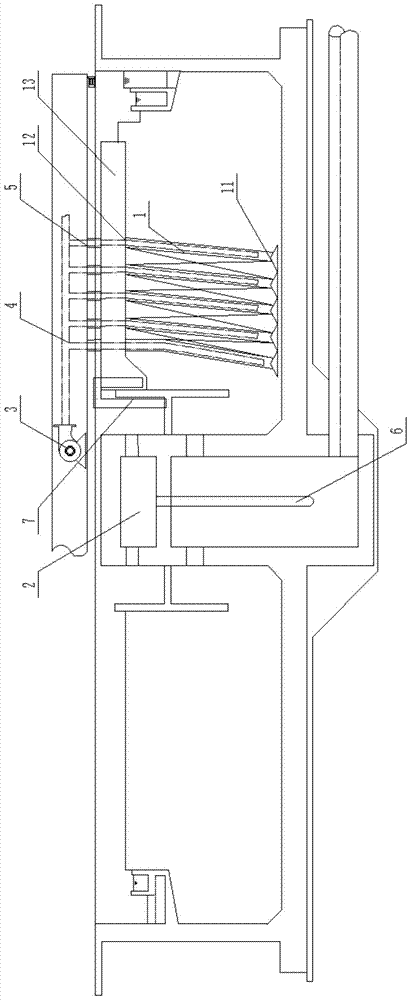 A kind of air lifting mud suction device and its application