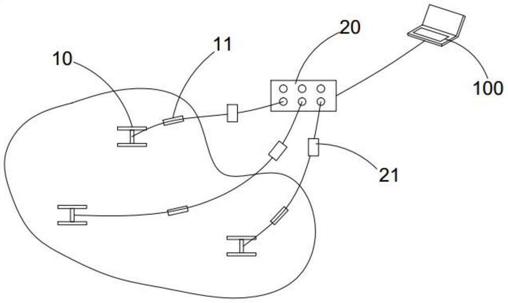 Real-time monitoring and early warning device for aquaculture water microplastics