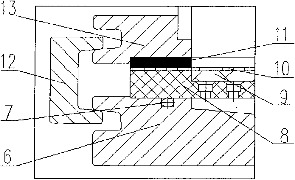 Device and method for testing water permeability of planar filter medium