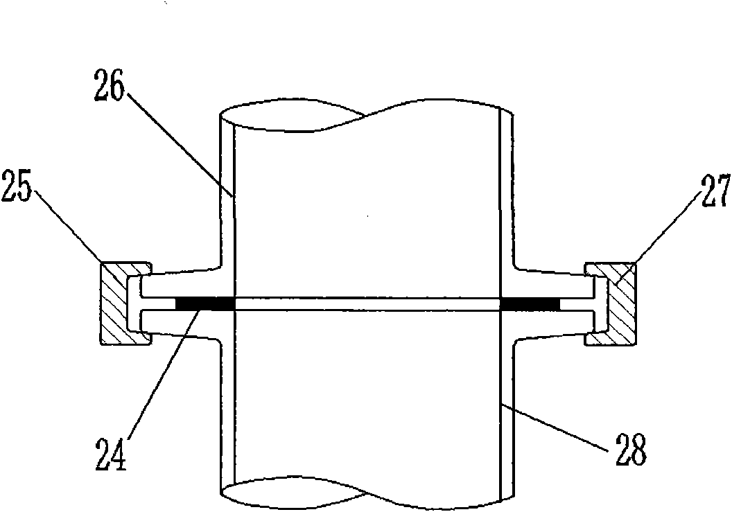 Device and method for testing water permeability of planar filter medium