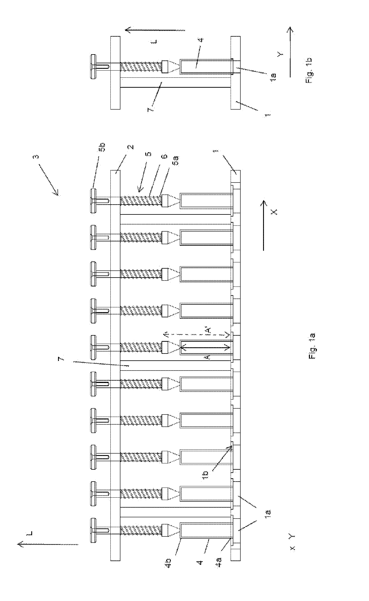 Receptacle for one or more sample containers