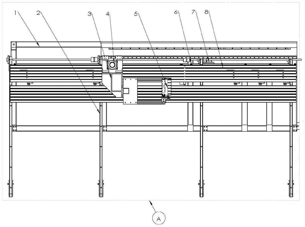 Processing method and production line of photovoltaic frame