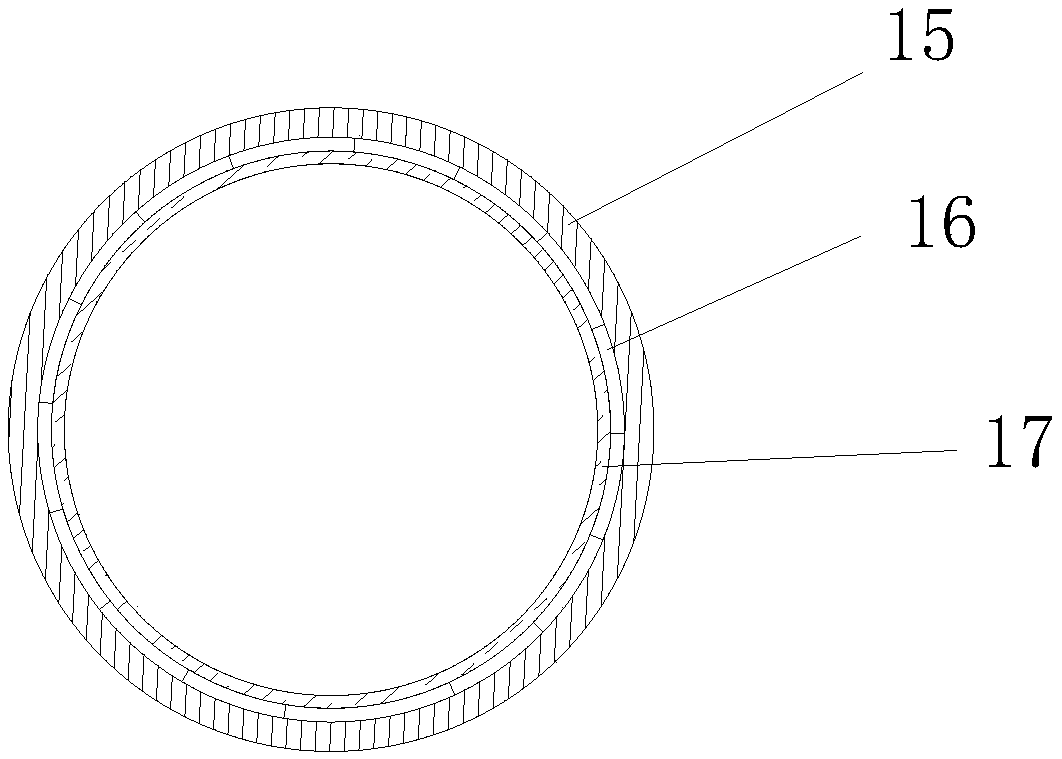 Multi-grade filtering tank for coating wastewater