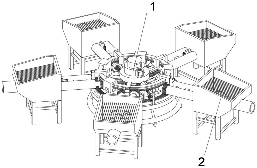 Concrete conveying device for building construction