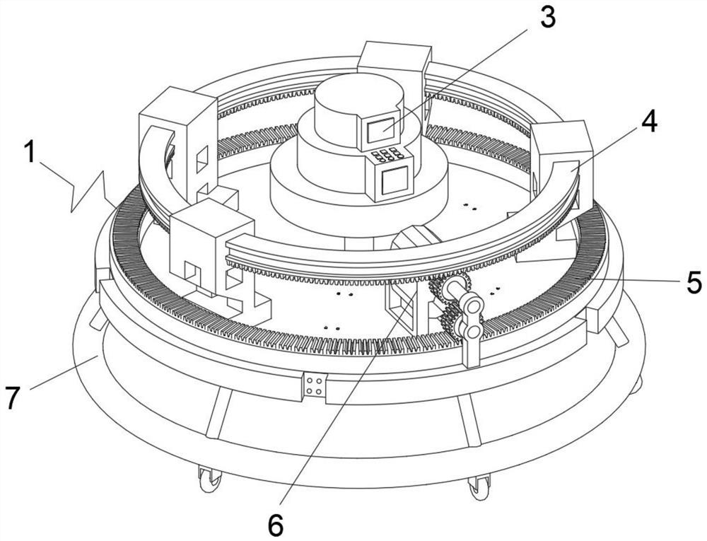 Concrete conveying device for building construction