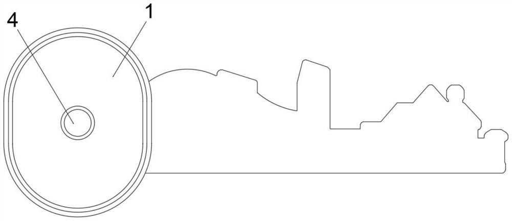 Bluetooth key control circuit for admitting notice and application