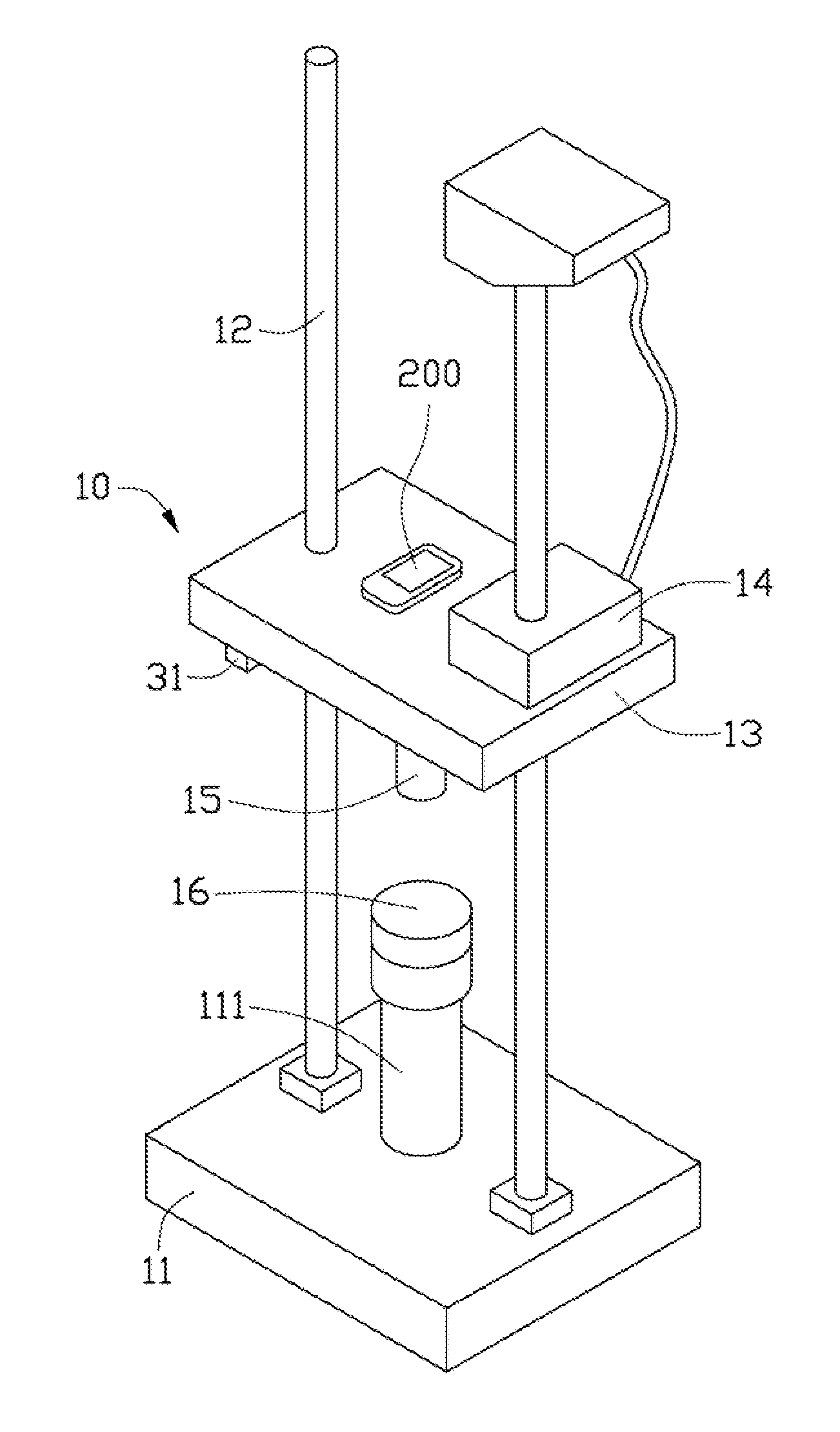 Shock and impact testing device and method