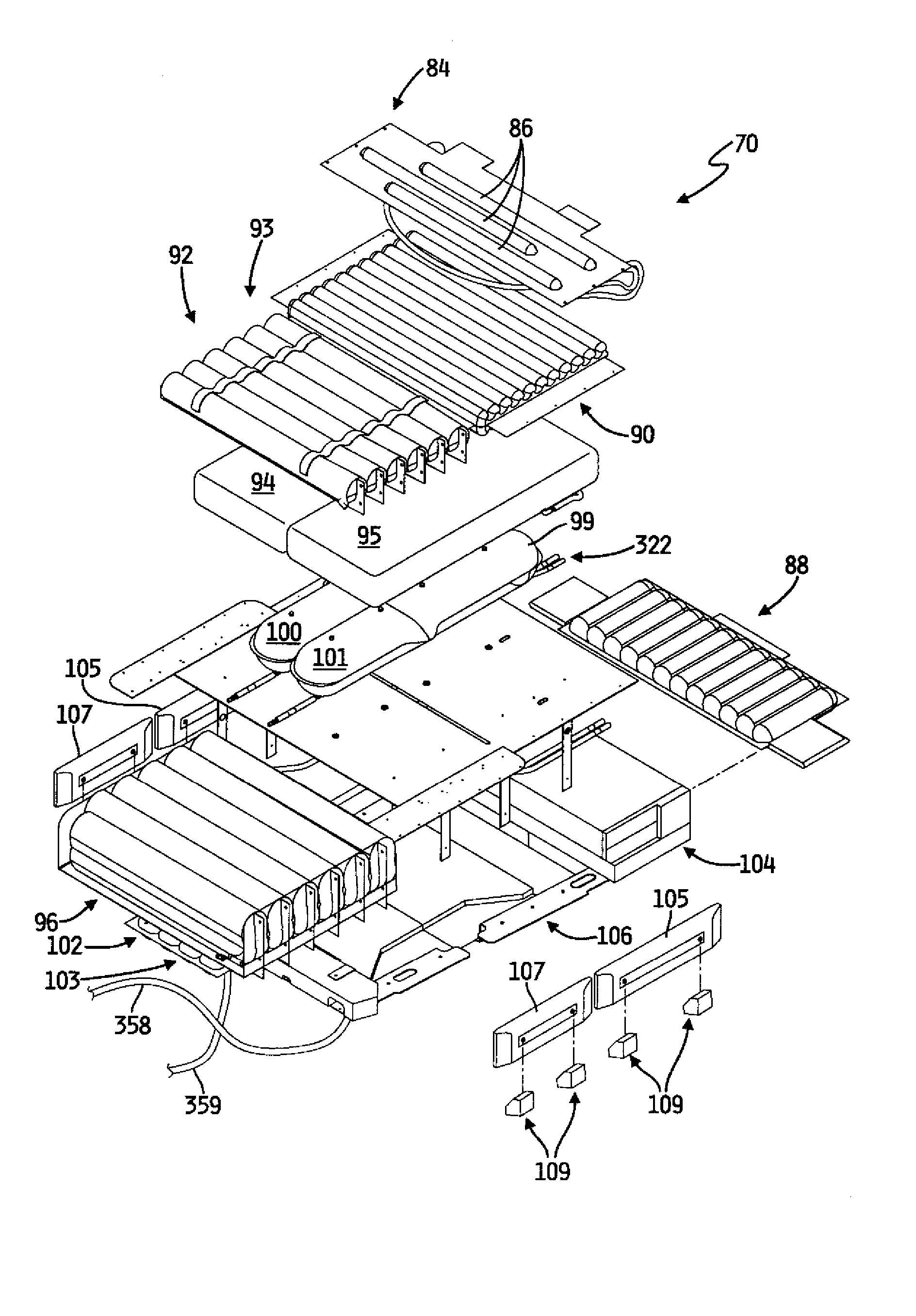 Pulmonary mattress