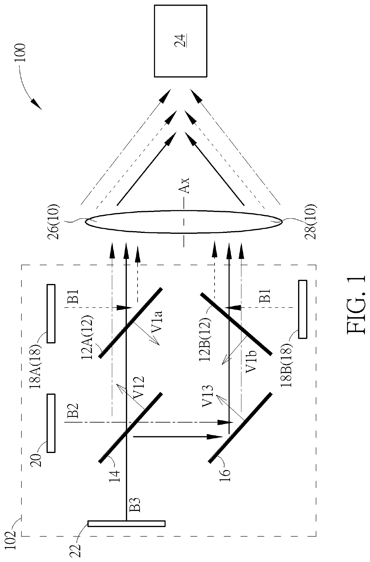 Projector with preferred lighting uniformity