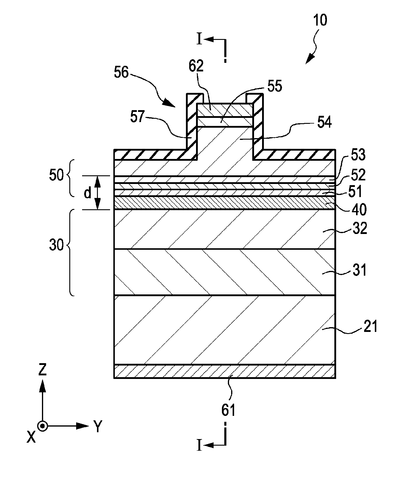 Bi-section semiconductor laser device, method for manufacturing the same, and method for driving the same