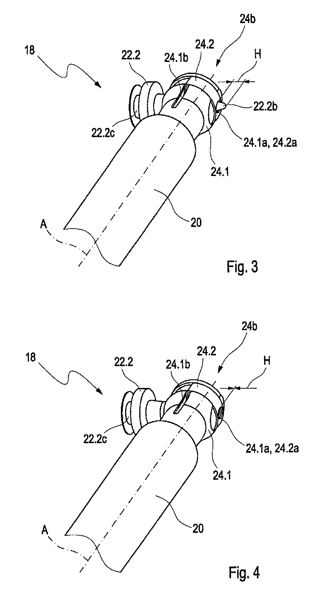 Pedestrian protection device for a motor vehicle