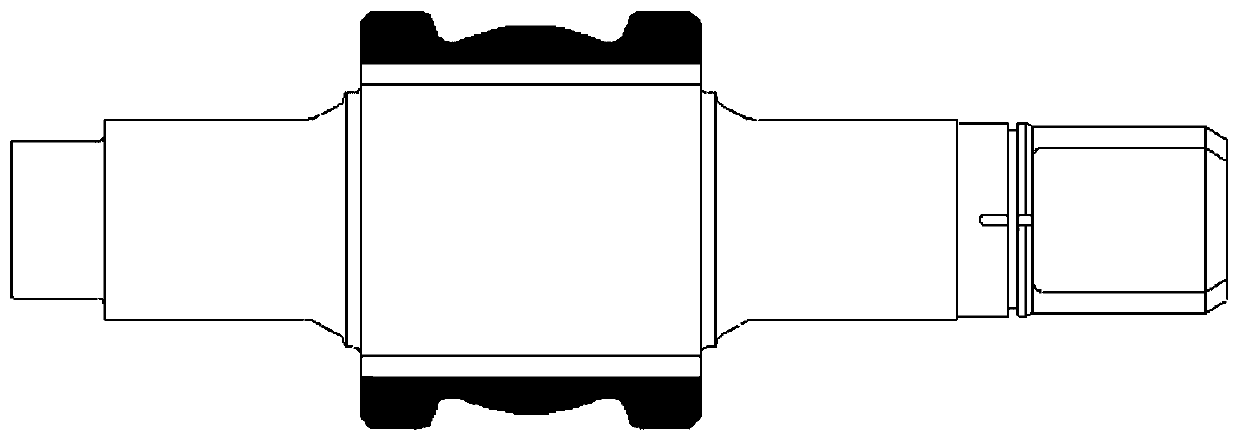 An anti-abrasion type strip steel super-expanding roll