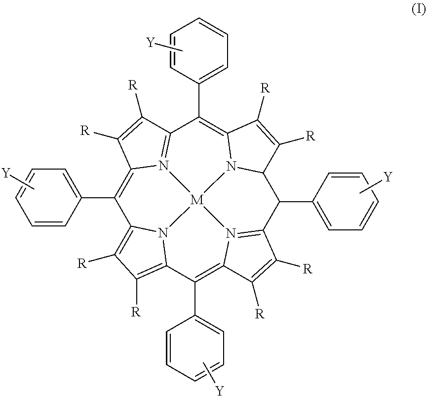 Process for the preparation of a boron-substituted porphyrin