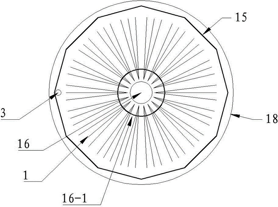 Device for vibratory removal of calcium and magnesium ions in manganese sulfate solution after crystallization