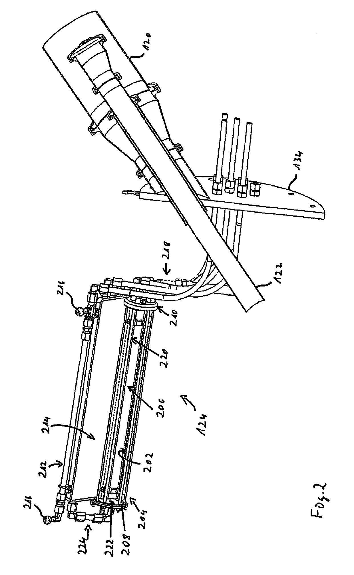 Heating device for rotary drum freeze-dryer