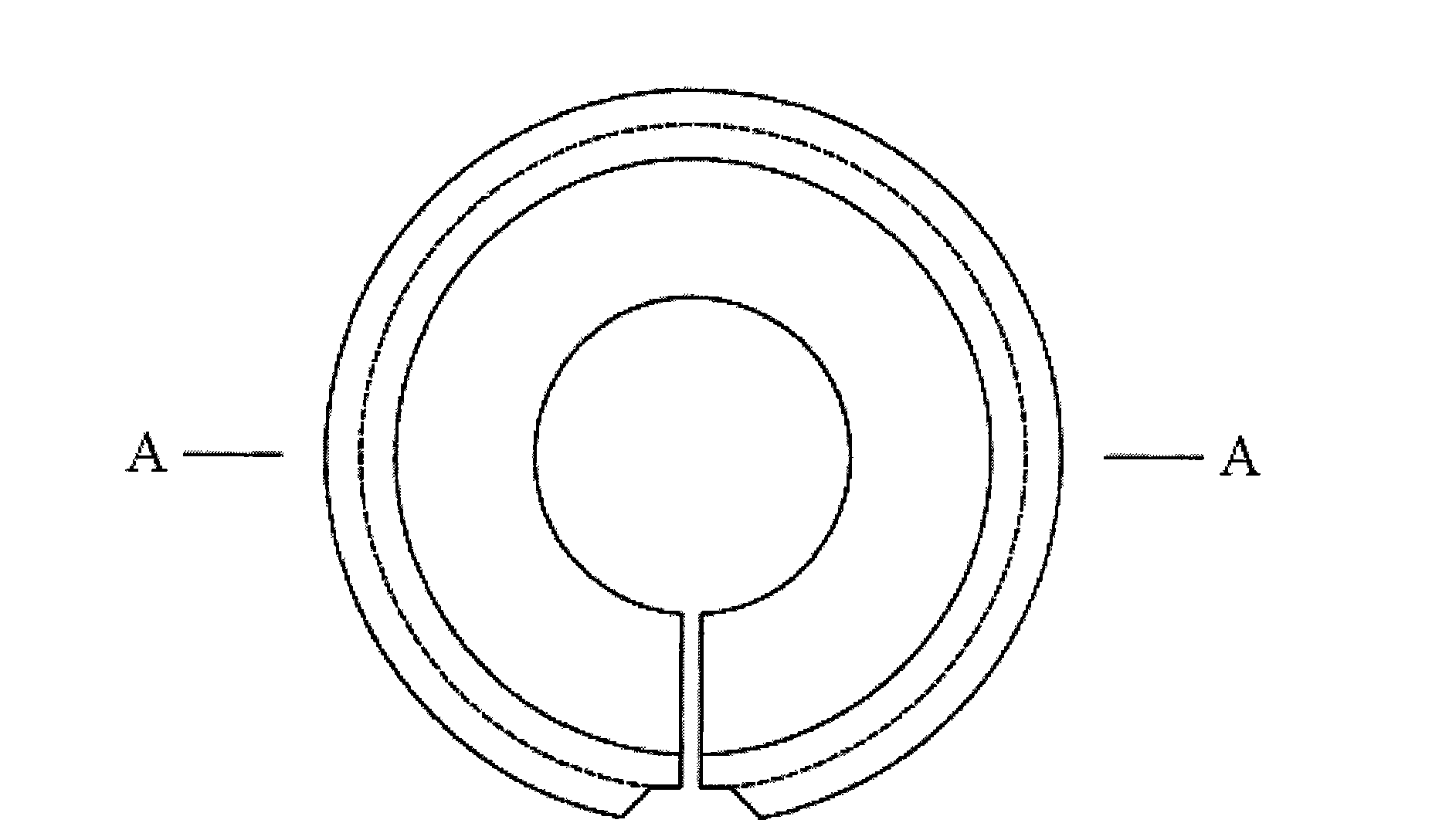 High temperature gradient low melt flow electromagnetic induction heating device