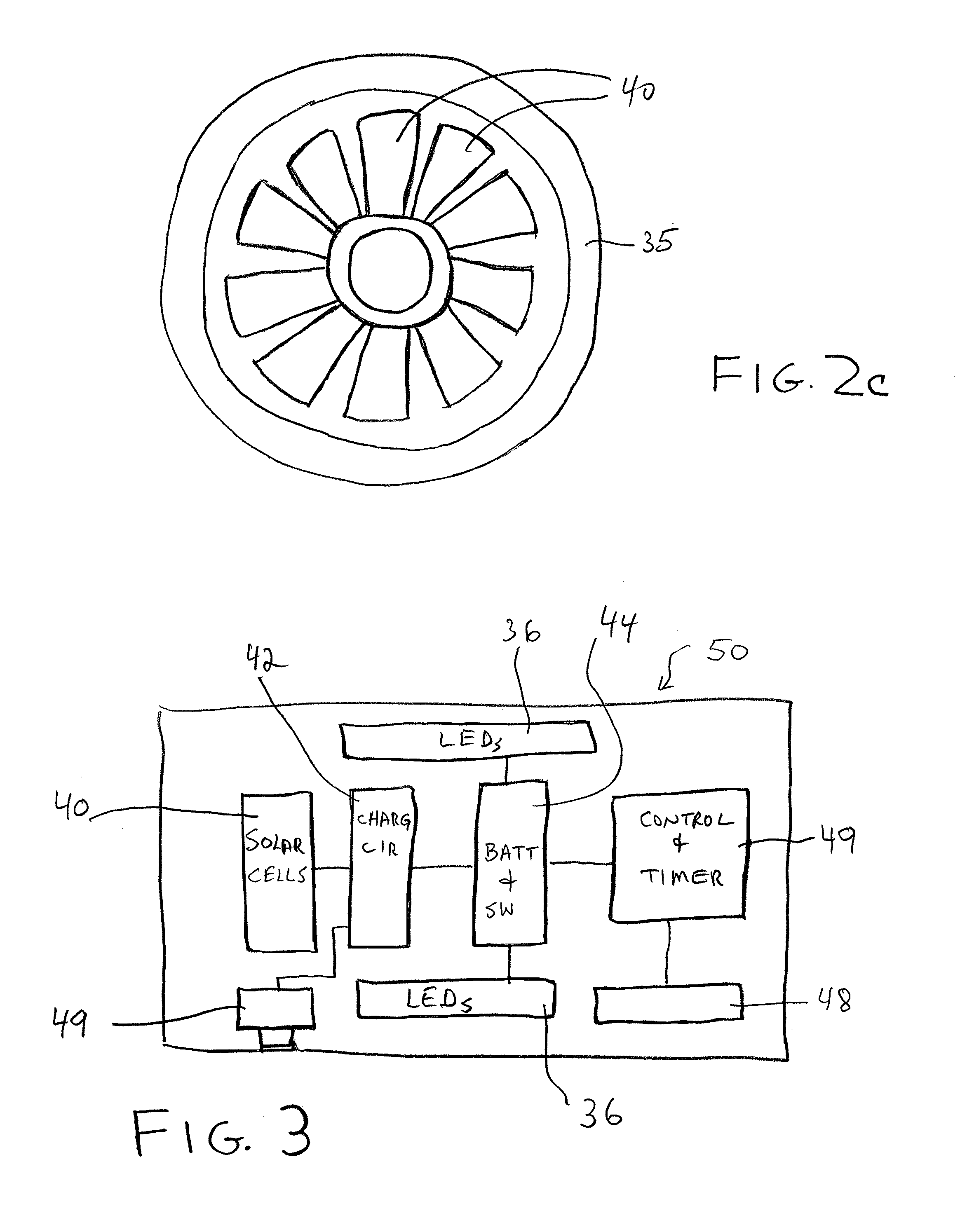 Solar power apparatus providing illumination to hanging flower planters or potted flowers