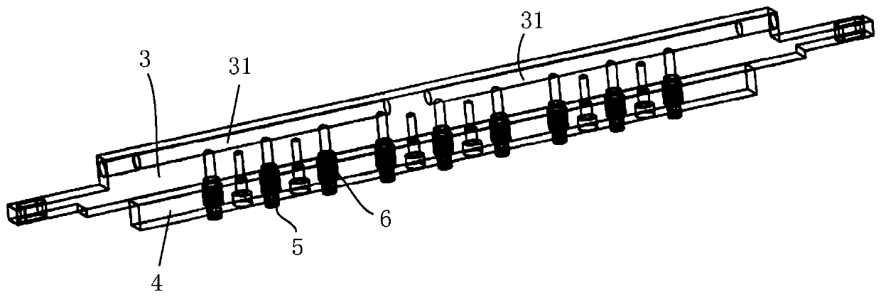 Pressing needle mechanism, welding pressing device and series welding machine