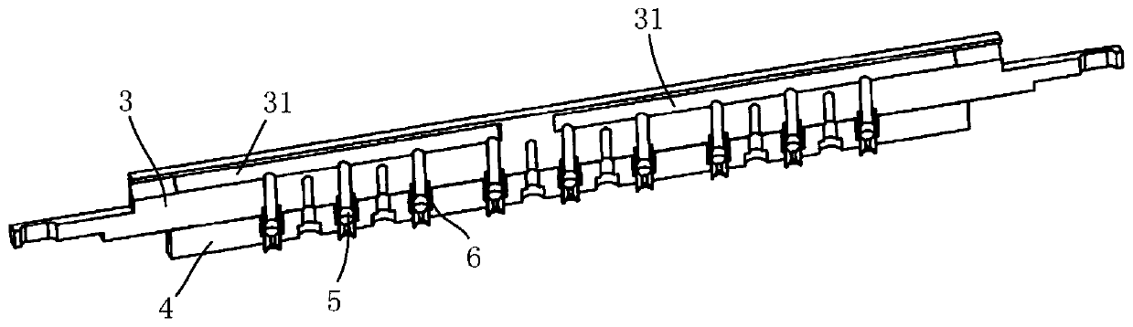 Pressing needle mechanism, welding pressing device and series welding machine