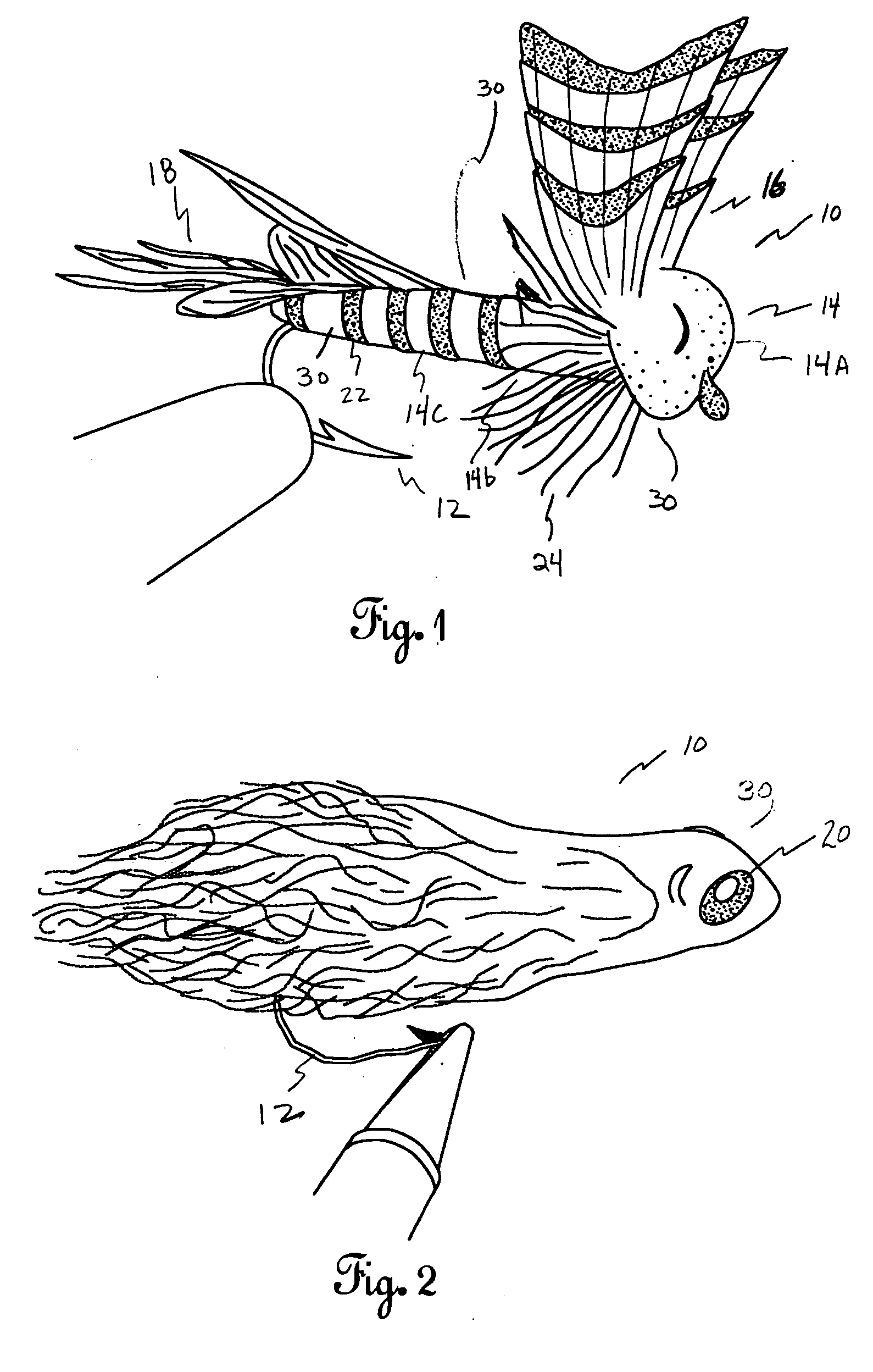 Fishing hook structure constructed from light curable acrylic resin and the method for making the same