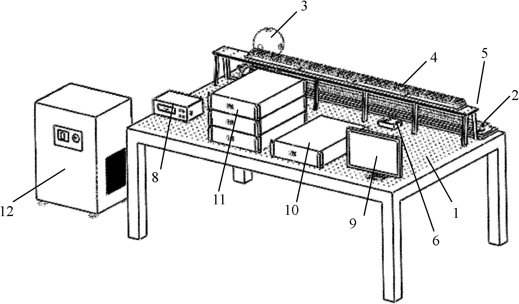 Device for testing life of semiconductor laser