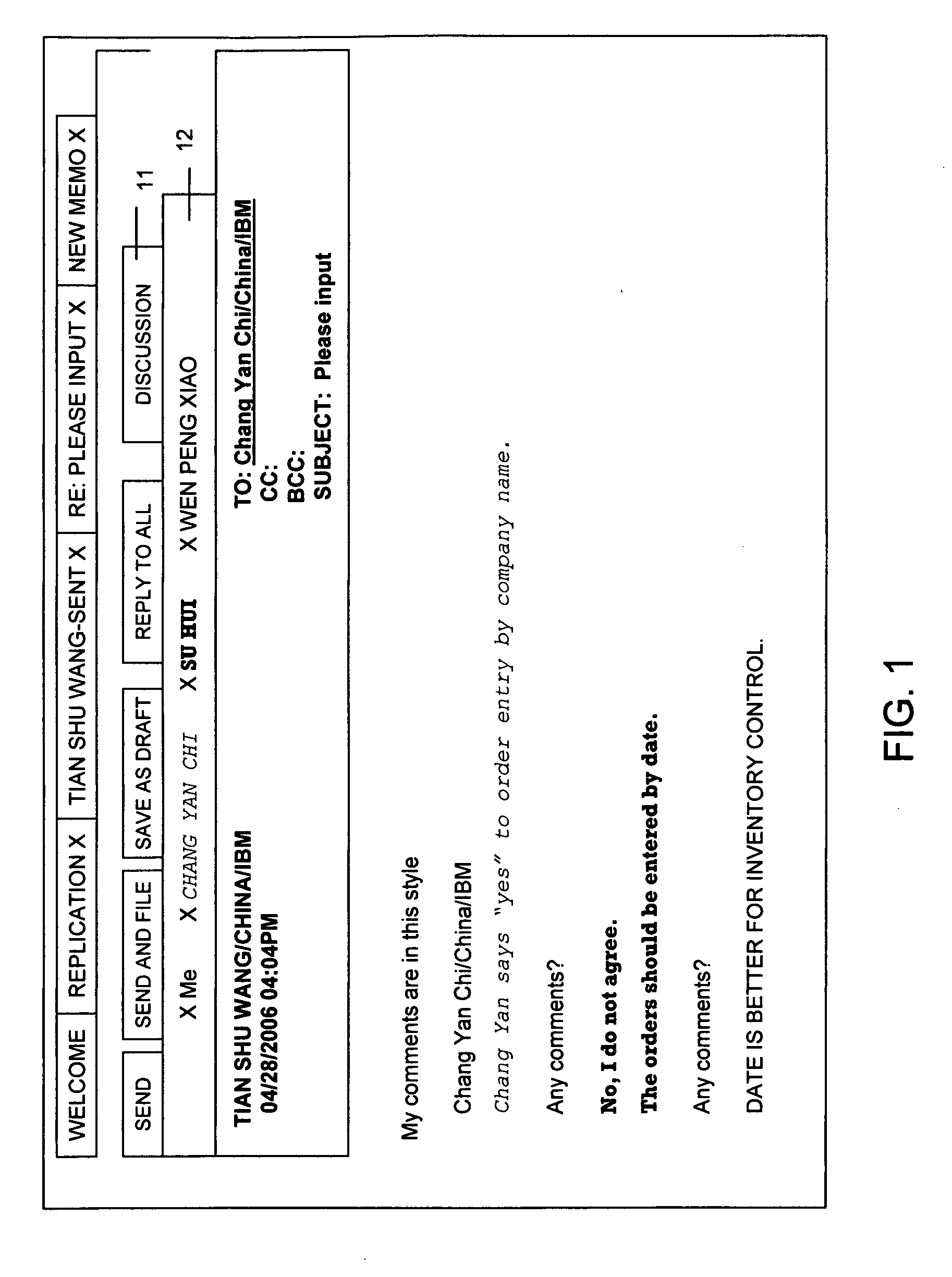 Method and system to improve efficiency of email discussion within email clients