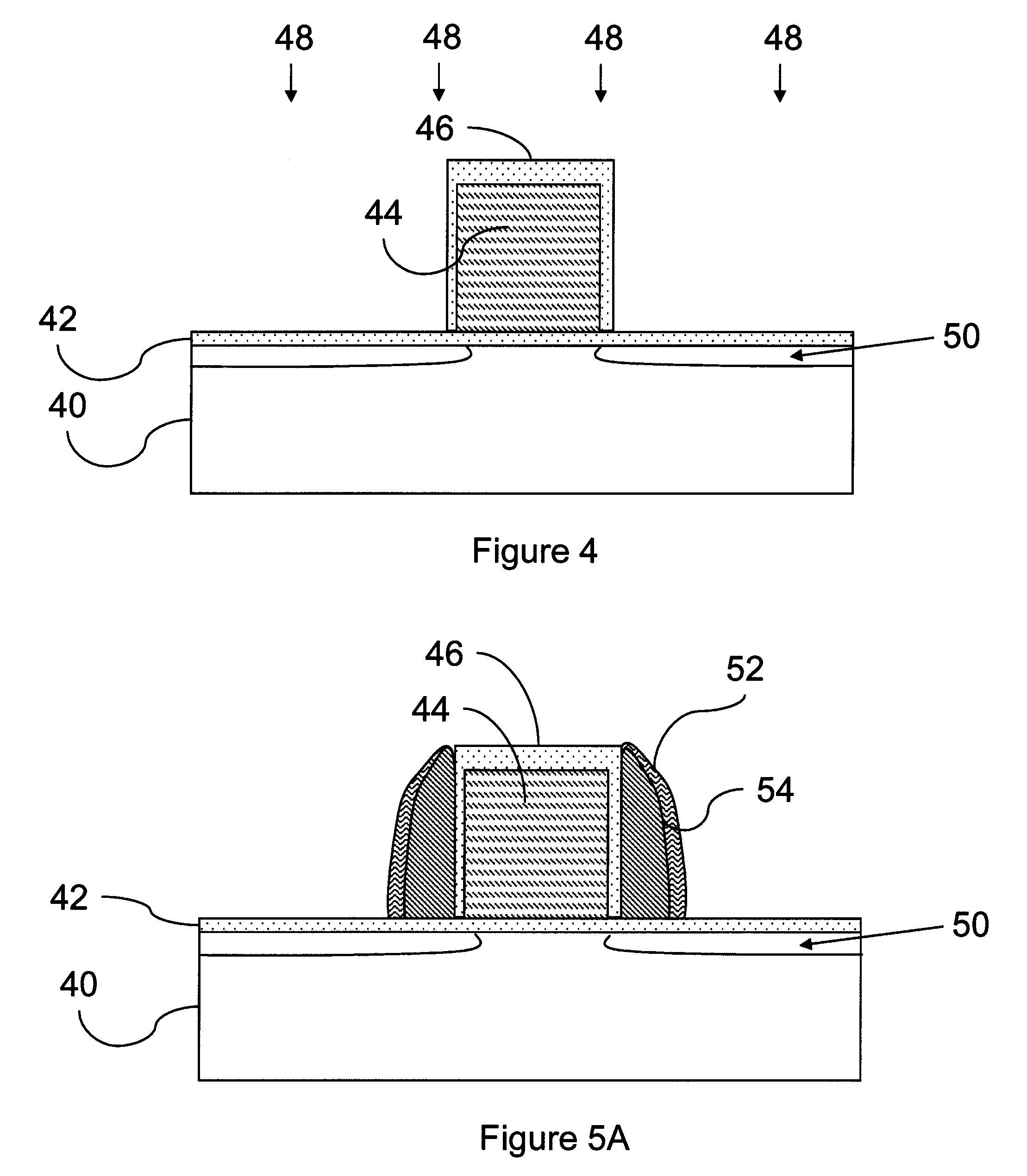 Selective deposition of germanium spacers on nitride