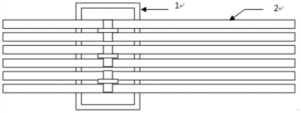 Special tool for disassembling and assembling static contact spring of disconnecting switch