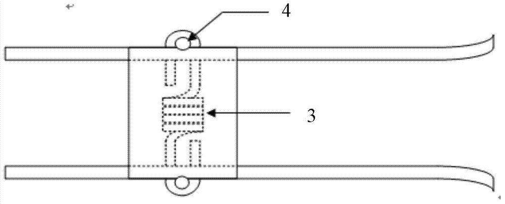 Special tool for disassembling and assembling static contact spring of disconnecting switch