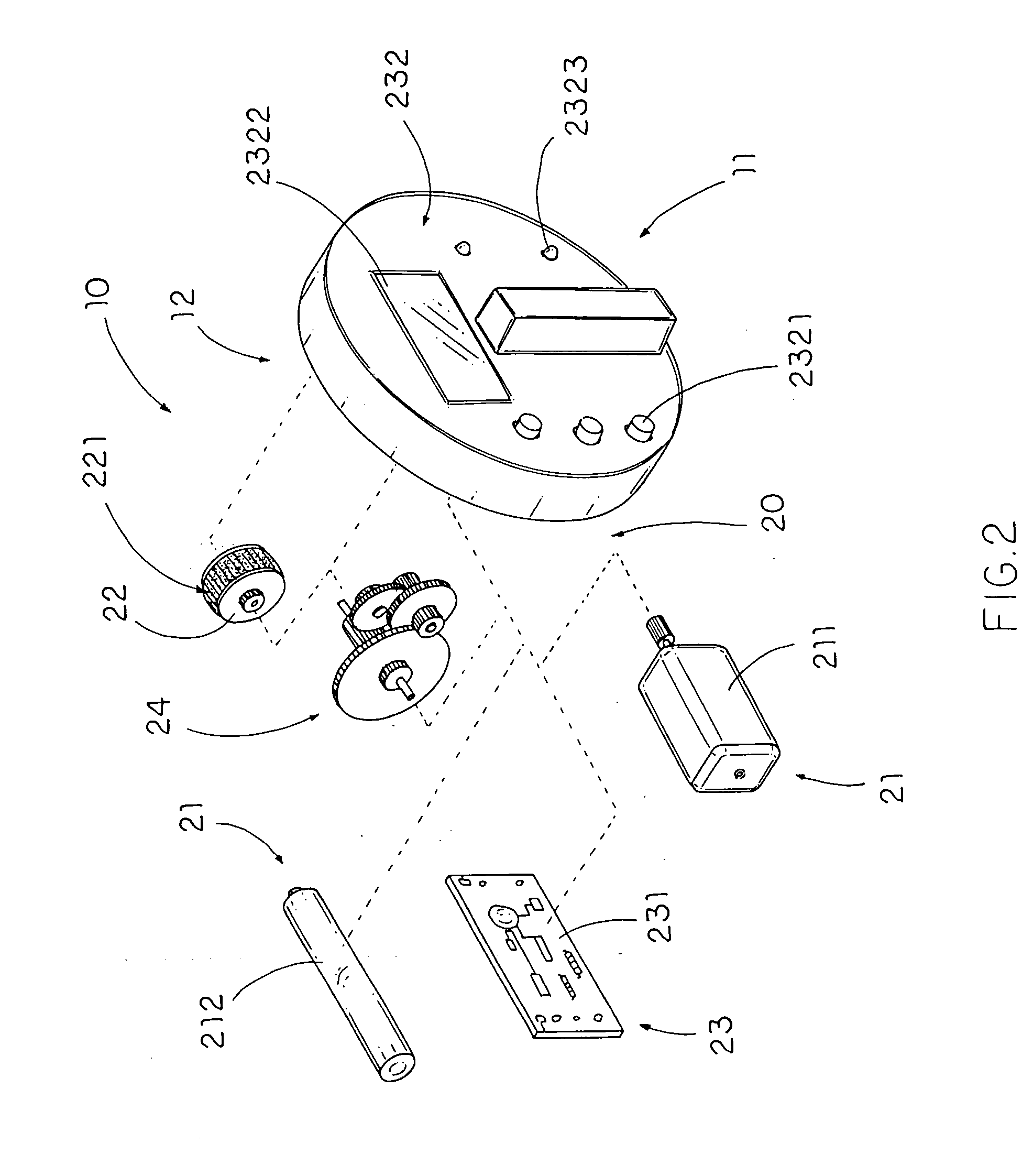 Time knob for gas and electric heater