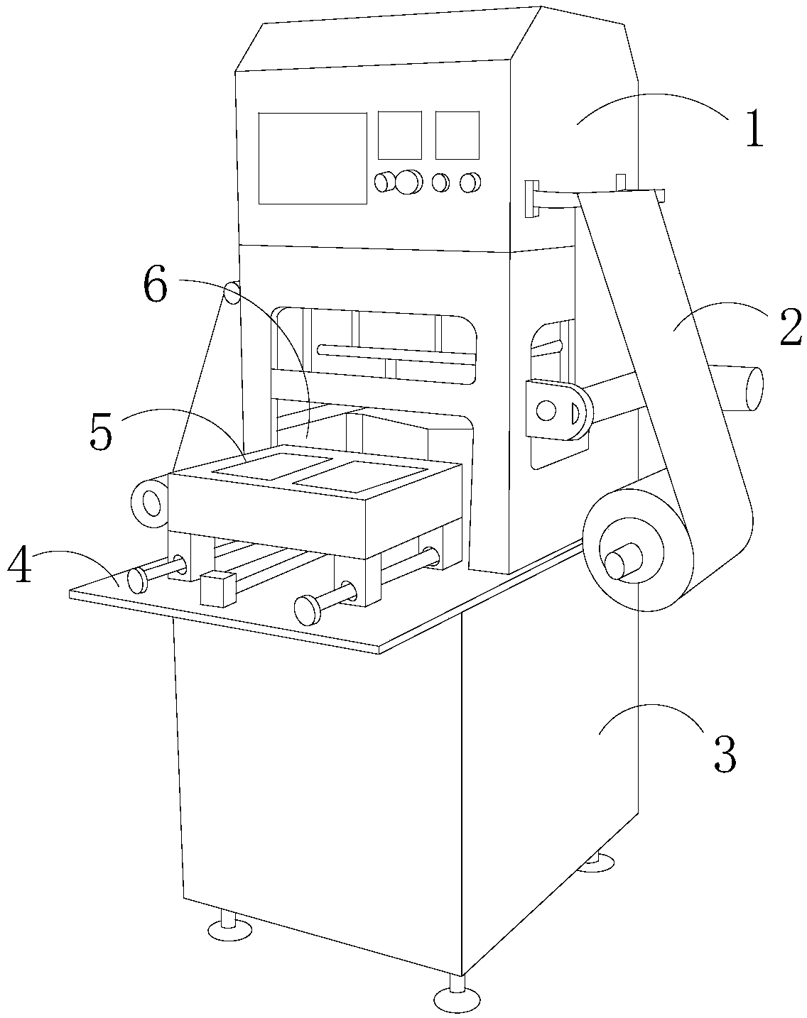 Self-adjustment uniform-pressure sealing mechanism of compound air adjustment packing machine