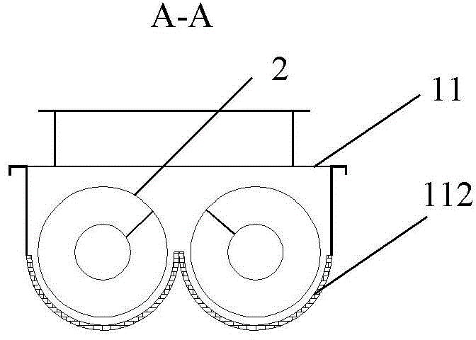 Separation device of aluminum plastic composite packing materials