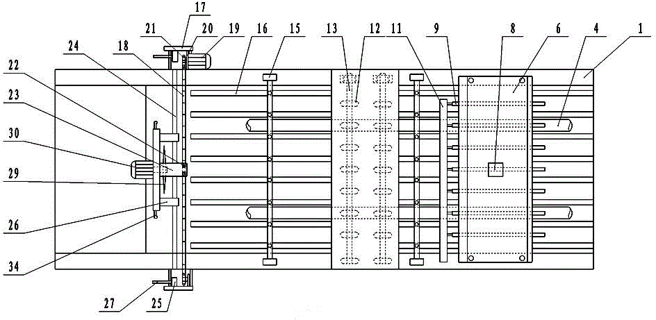 Seedling culture medium bagged splitting machine