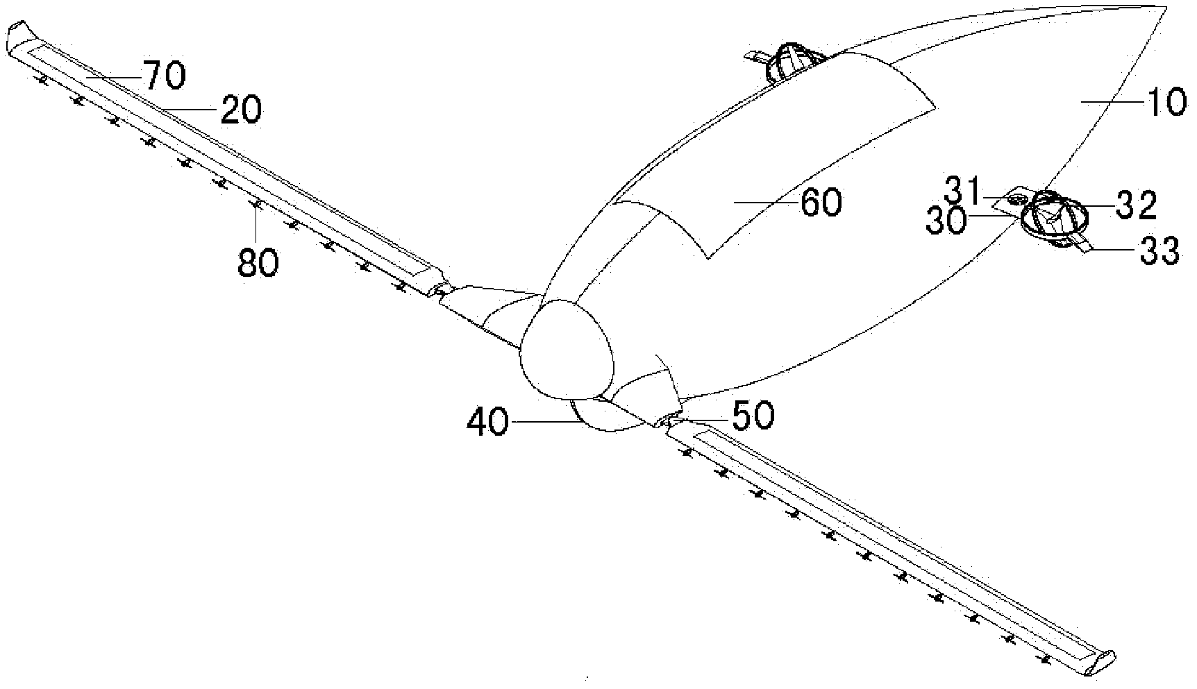 Near-space unmanned aircraft