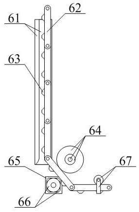 Mechanical lifting type engineering machinery transfer device