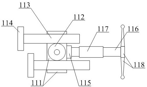 Mechanical lifting type engineering machinery transfer device