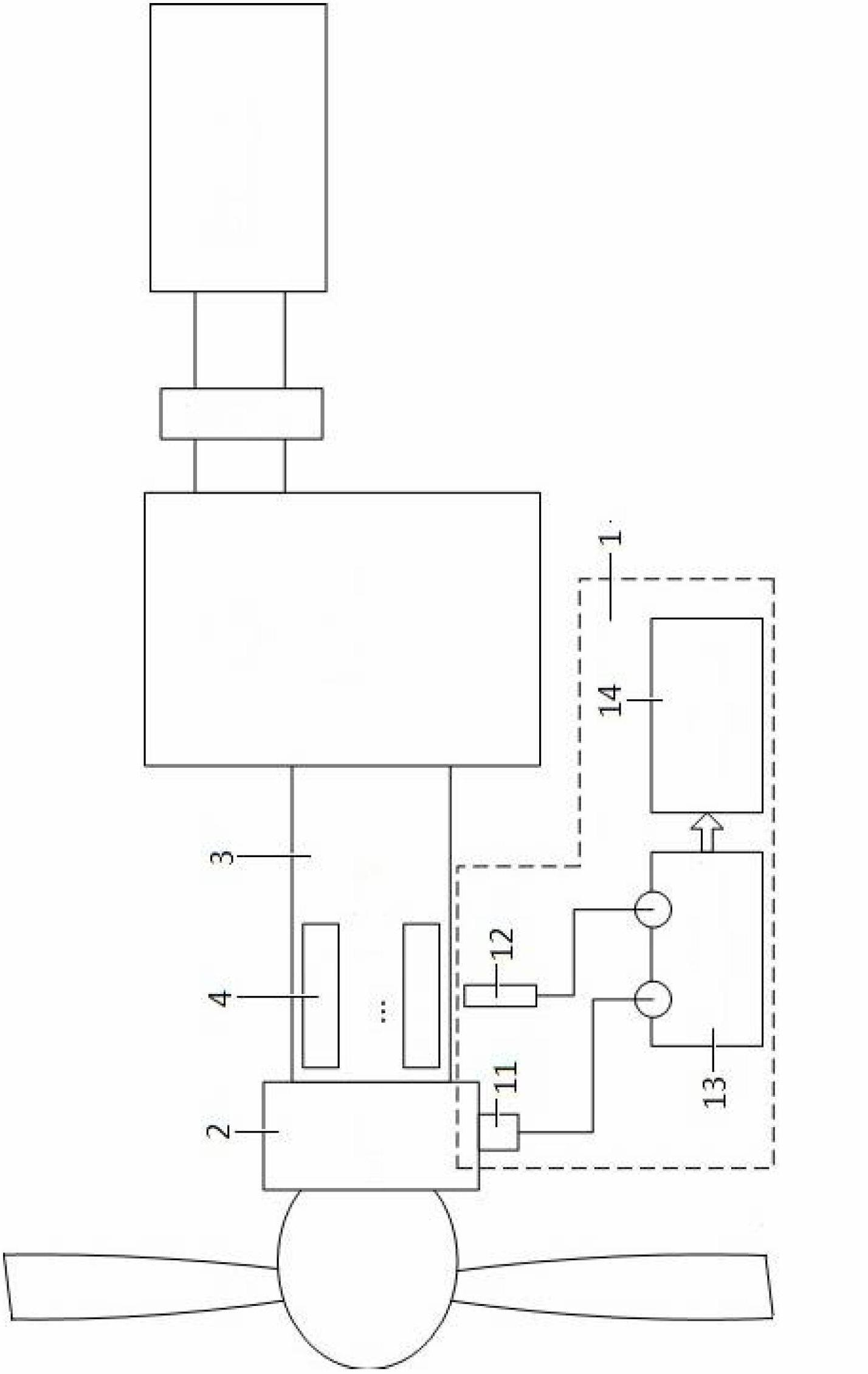 Method and device for acquiring and analyzing rotor vibration signal of variable-rotation wind generation set