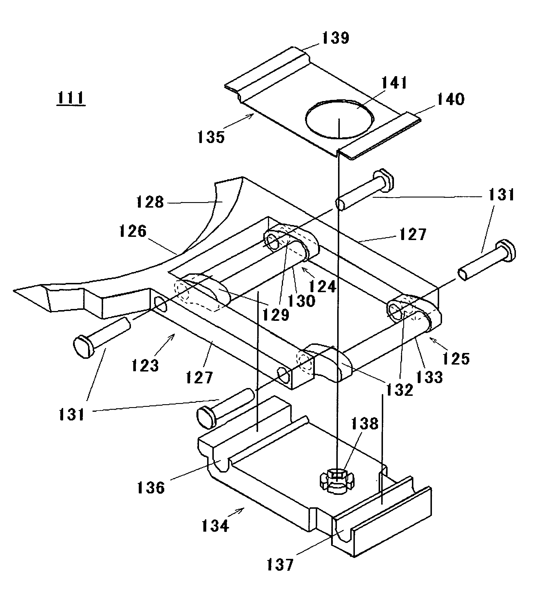 Clamping apparatus for a disc player