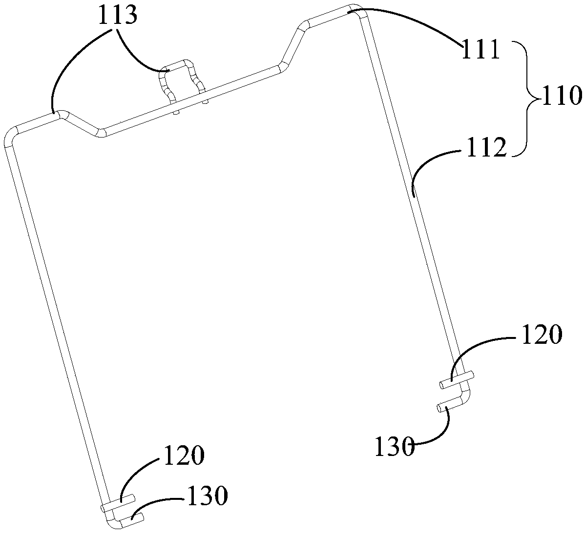 Baking tray bracket, bowl basket assembly and kitchen appliance