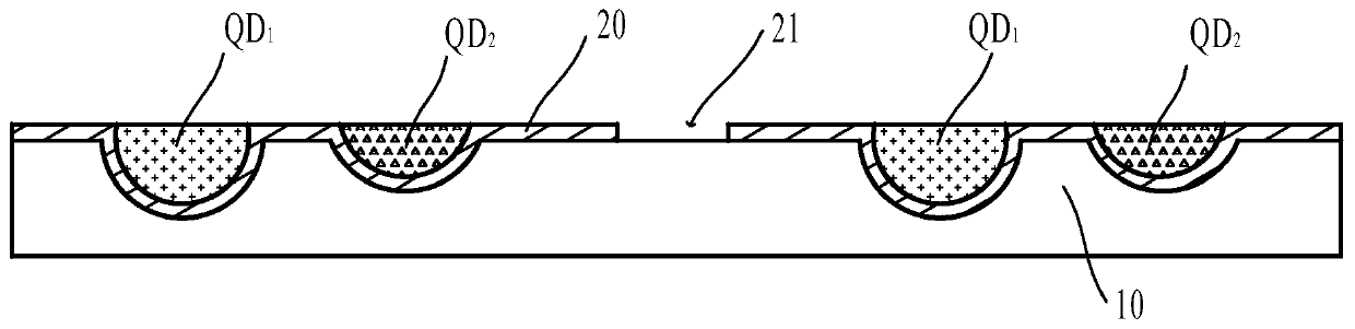 Color film with ultra-high light conversion rate, display panel and manufacturing method