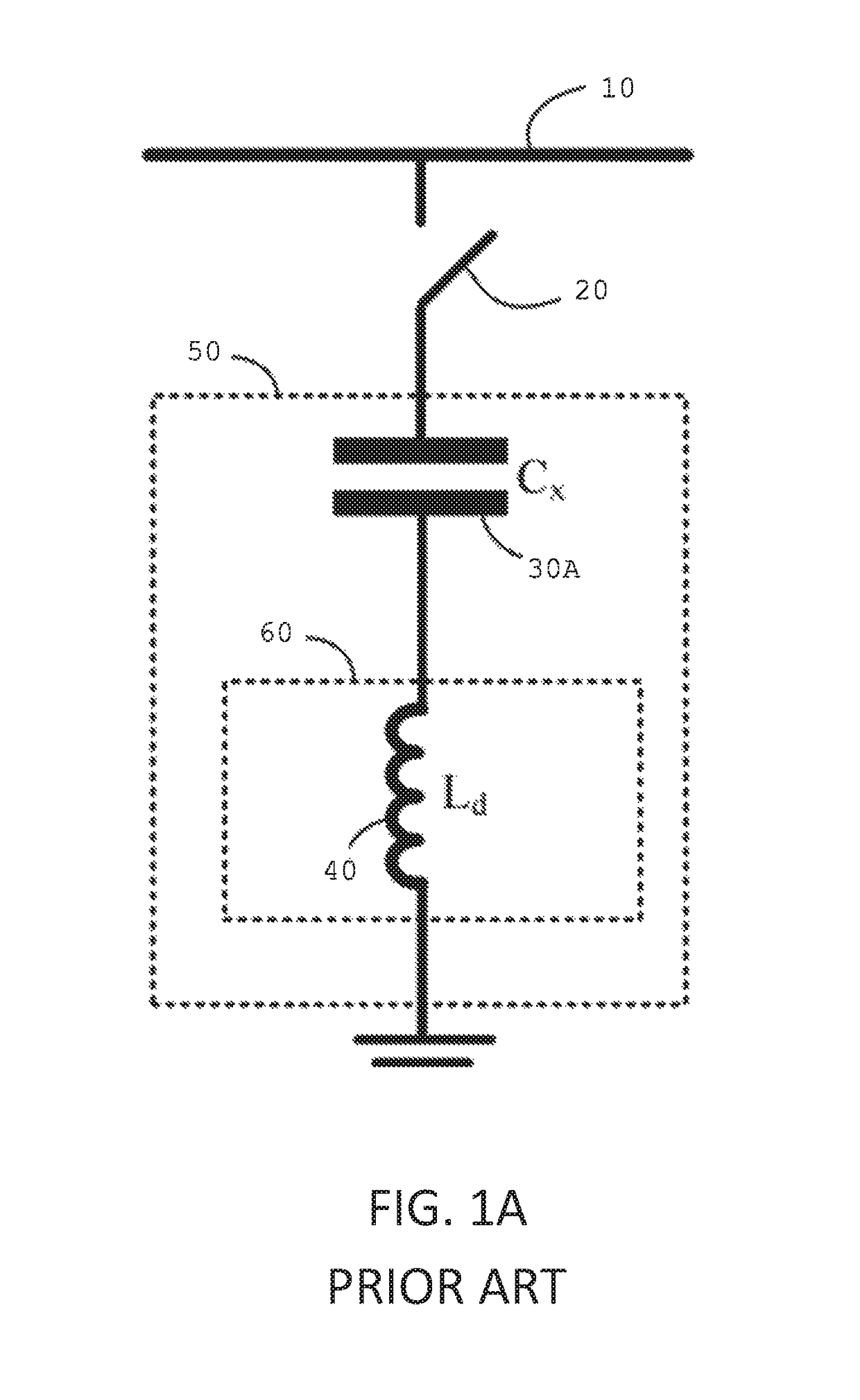 System using a subcircuit shared between capacitors for providing reactive power