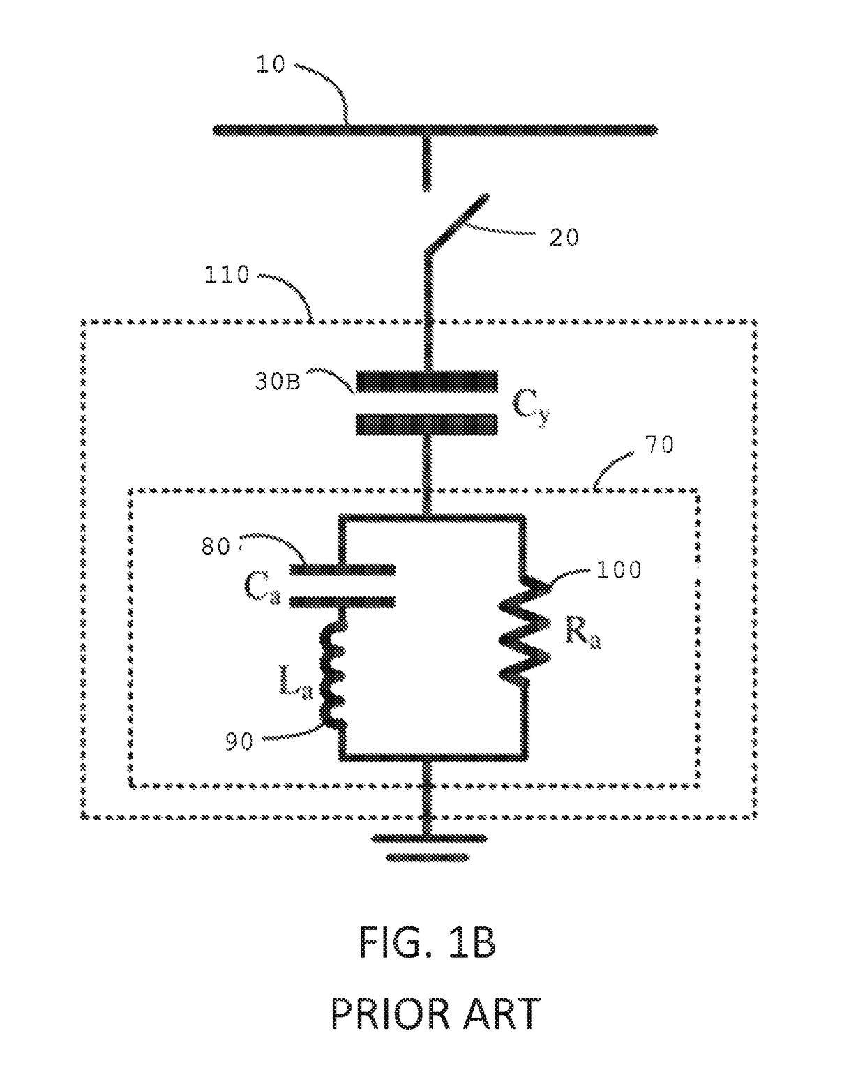 System using a subcircuit shared between capacitors for providing reactive power