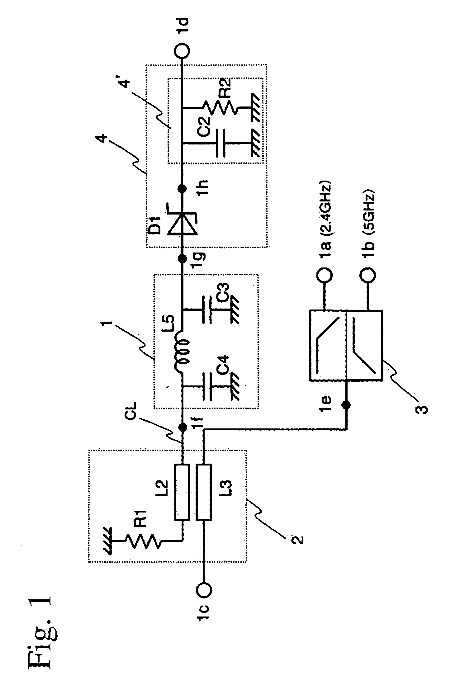 High-frequency circuit and communications apparatus comprising same