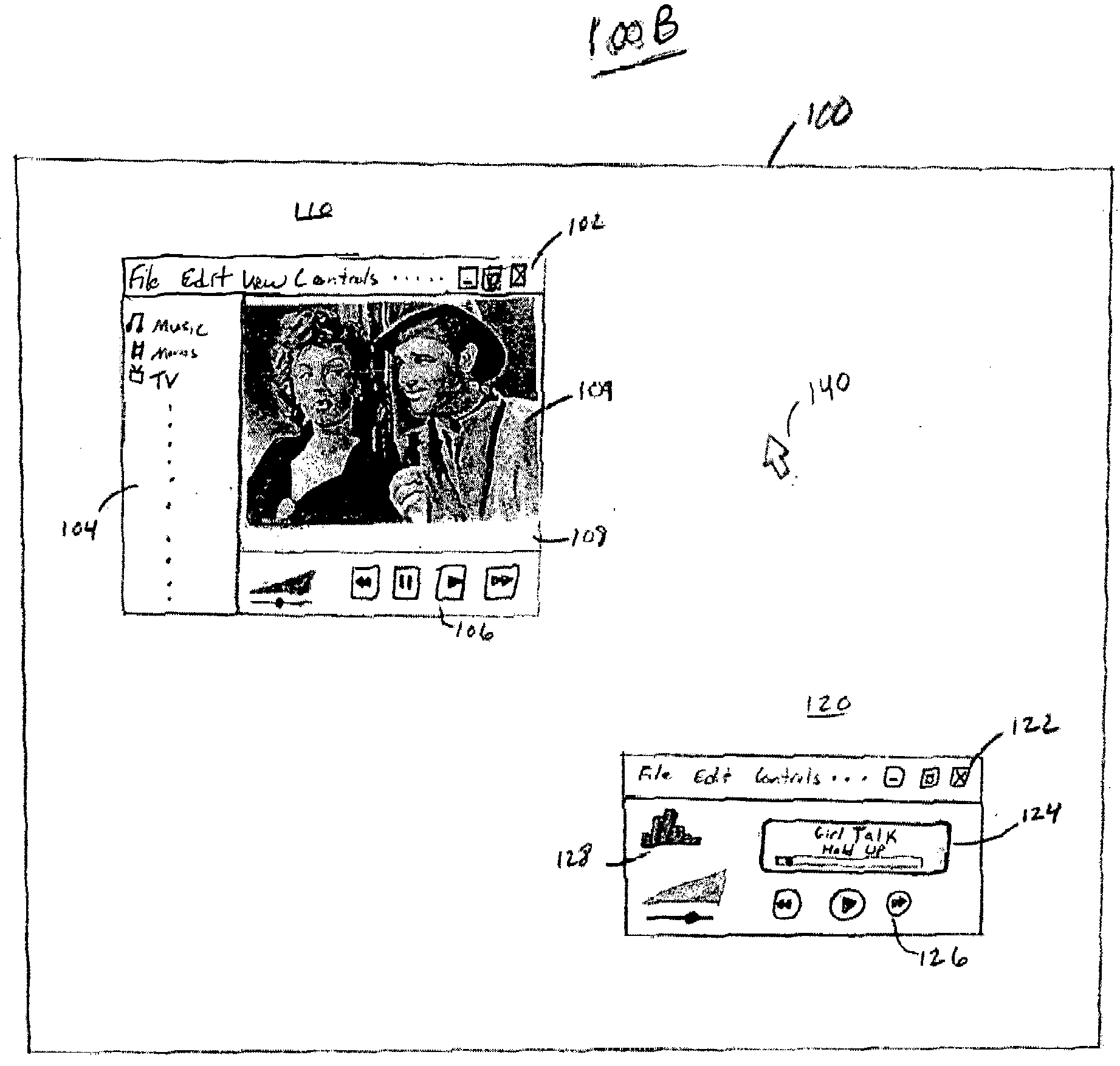 Audio variance for multiple windows