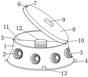 Efficient sea cucumber trapping device