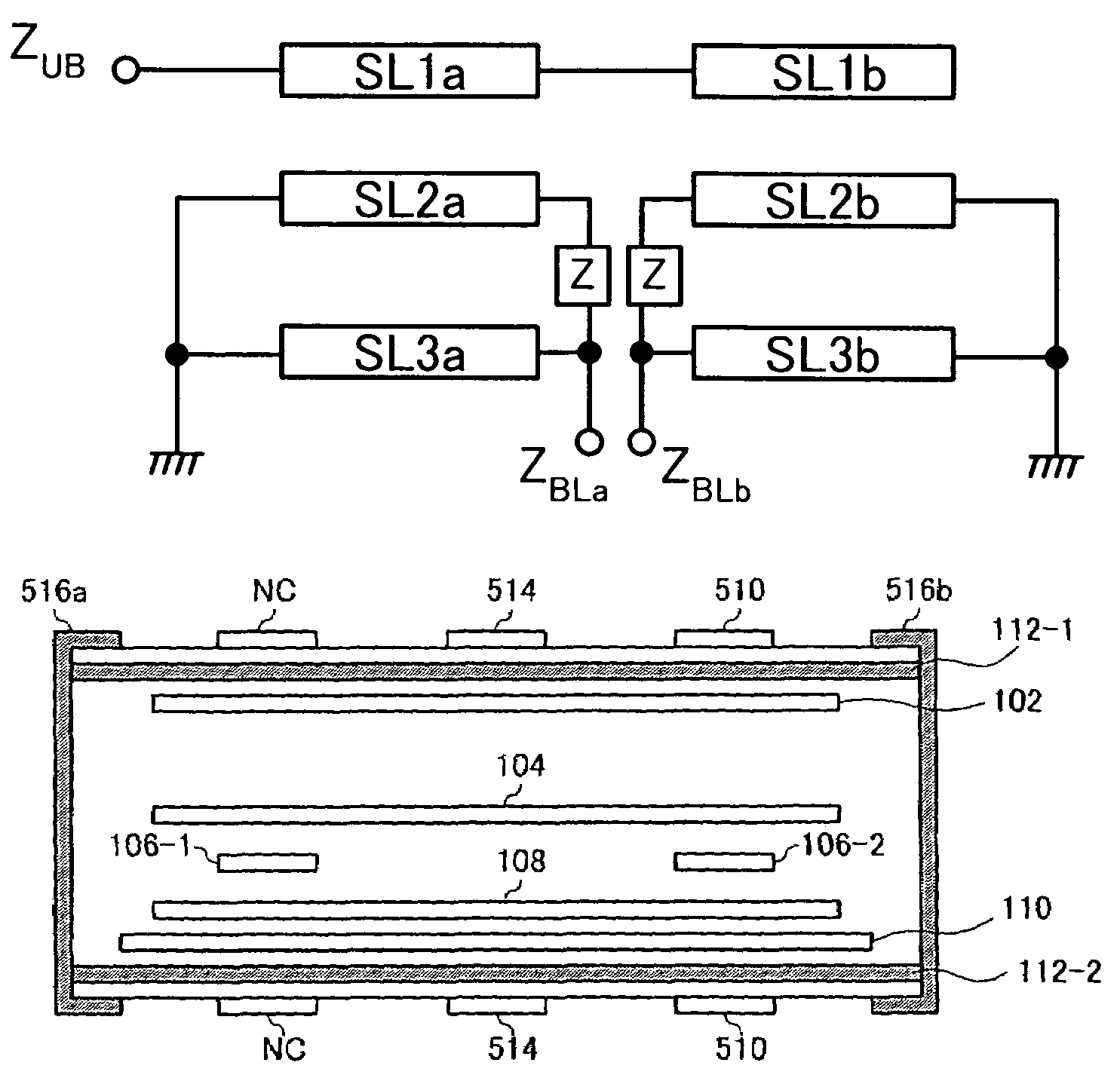 Balanced filter device